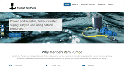 Desktop Screenshot of meribah-ram-pump.com
