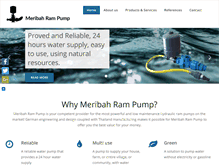 Tablet Screenshot of meribah-ram-pump.com
